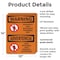 Signmission Hazardous Authorized Personnel Bilingual OSHA Warning Sign, Plastic, 10in W x 14in L, 2PK OS-2PACK-WS-P-1014-L-12632 - alternate 5